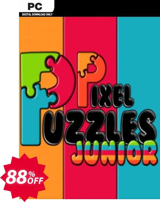 Pixel Puzzles - Junior PC, EN  Coupon code 88% discount 