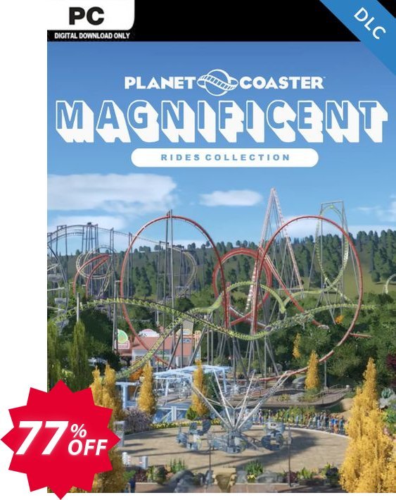 Planet Coaster PC - Magnificent Rides Collection DLC Coupon code 77% discount 
