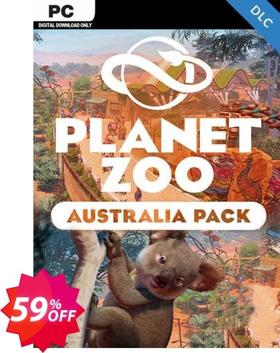 Planet Zoo: Australia Pack PC - DLC Coupon code 59% discount 
