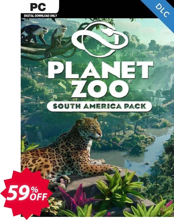 Planet Zoo: South America Pack  PC - DLC Coupon code 59% discount 