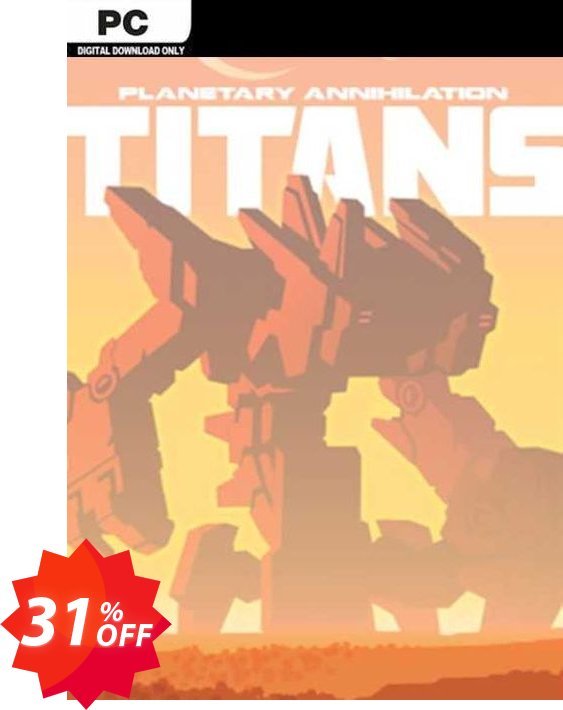 Planetary Annihilation: TITANS PC Coupon code 31% discount 