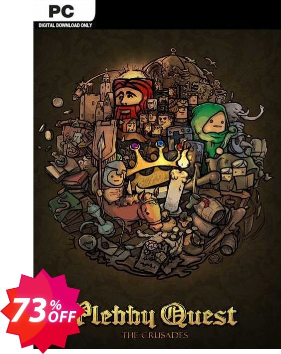 Plebby Quest The Crusades PC Coupon code 73% discount 