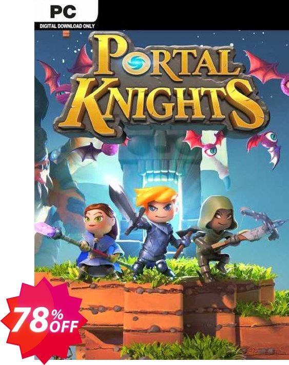 Portal Knights PC Coupon code 78% discount 