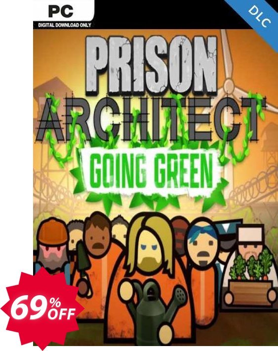 Prison Architect - Going Green PC Coupon code 69% discount 