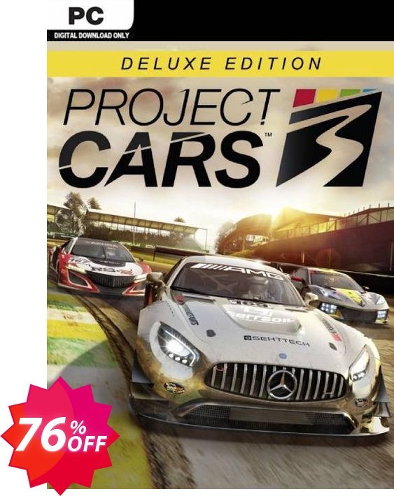 Project Cars 3 Deluxe Edition PC Coupon code 76% discount 