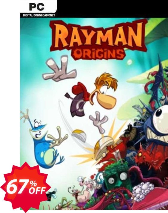 Rayman Origins PC, EU  Coupon code 67% discount 