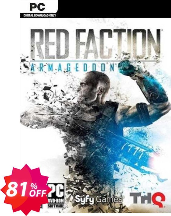 Red Faction Armageddon PC, EU  Coupon code 81% discount 