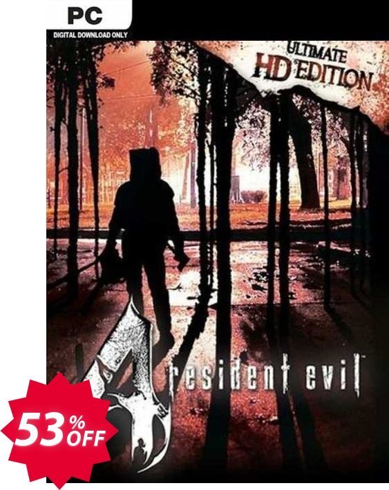 Resident Evil 4 Ultimate HD Edition PC, EU  Coupon code 53% discount 