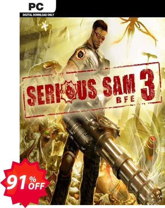 Serious Sam 3: BFE PC Coupon code 91% discount 