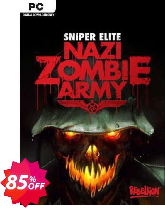 Sniper Elite Nazi Zombie Army PC Coupon code 85% discount 