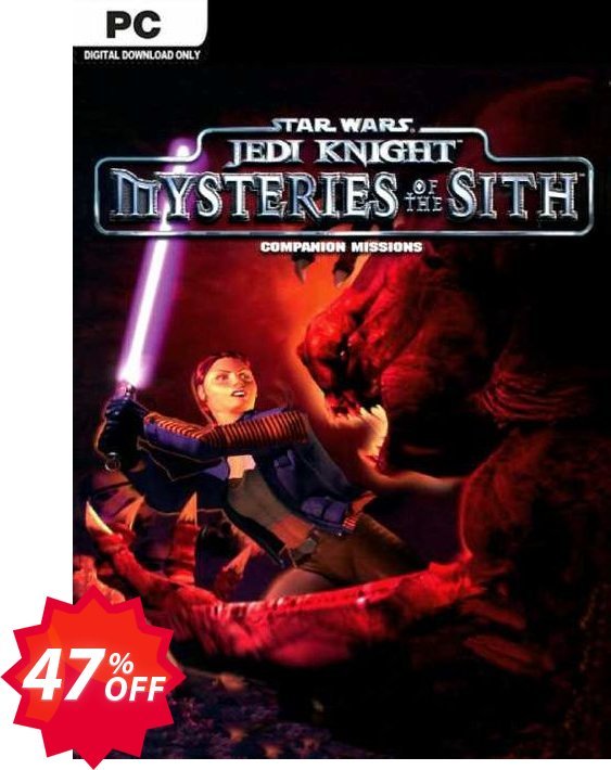 STAR WARS Jedi Knight - Mysteries of the Sith PC Coupon code 47% discount 
