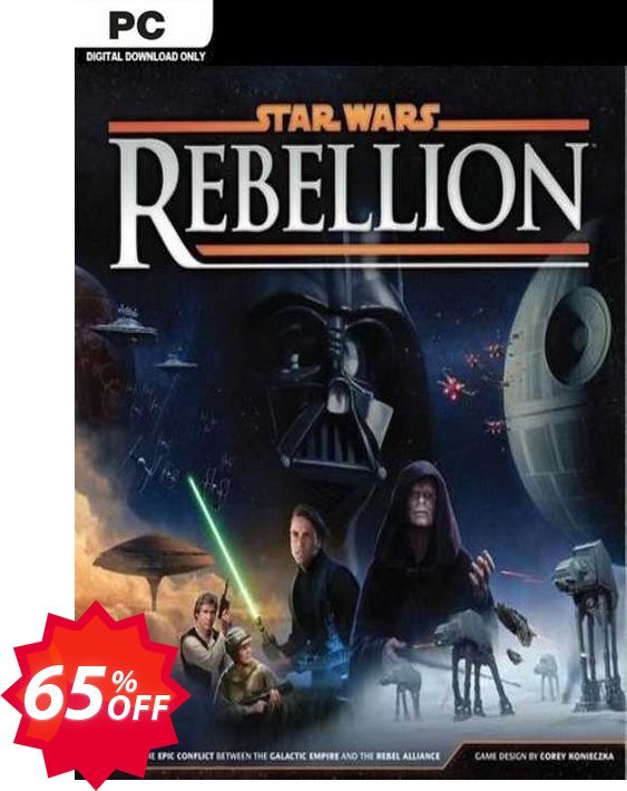 STAR WARS Rebellion PC Coupon code 65% discount 