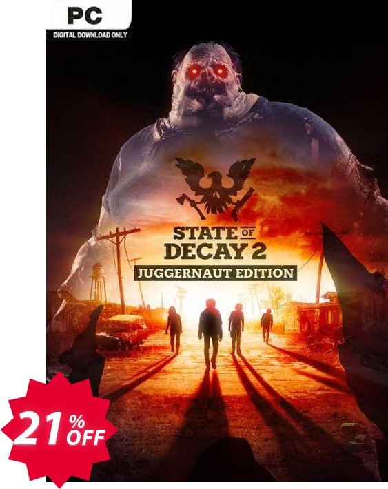 State of Decay 2: Juggernaut Edition PC, EU  Coupon code 21% discount 