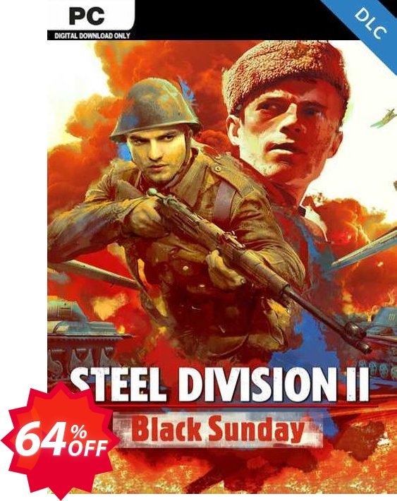 Steel Division 2 - Black Sunday PC-DLC Coupon code 64% discount 