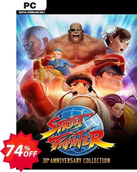 Street Fighter 30th Anniversary Collection PC, EU  Coupon code 74% discount 