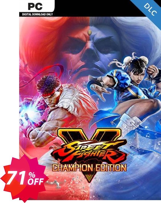 Street Fighter V 5 PC - Champion Edition Upgrade Kit DLC, WW  Coupon code 71% discount 