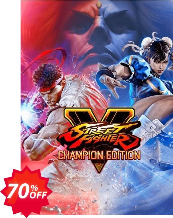 Street Fighter V - Champion Edition PC, WW  Coupon code 70% discount 