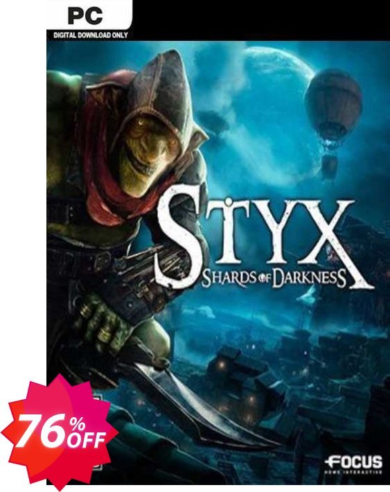 Styx Shards of Darkness PC, EU  Coupon code 76% discount 