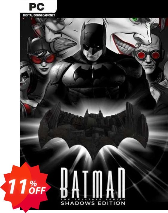 Telltale Batman Shadows Edition PC Coupon code 11% discount 