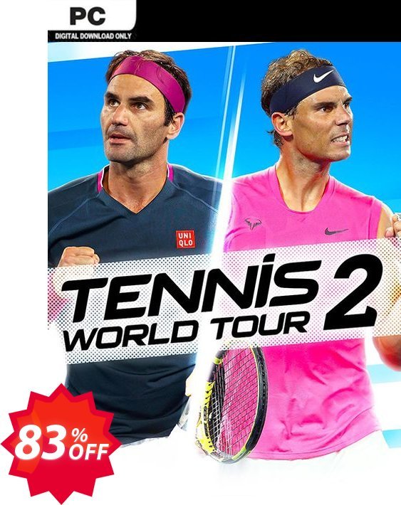 Tennis World Tour 2 PC Coupon code 83% discount 