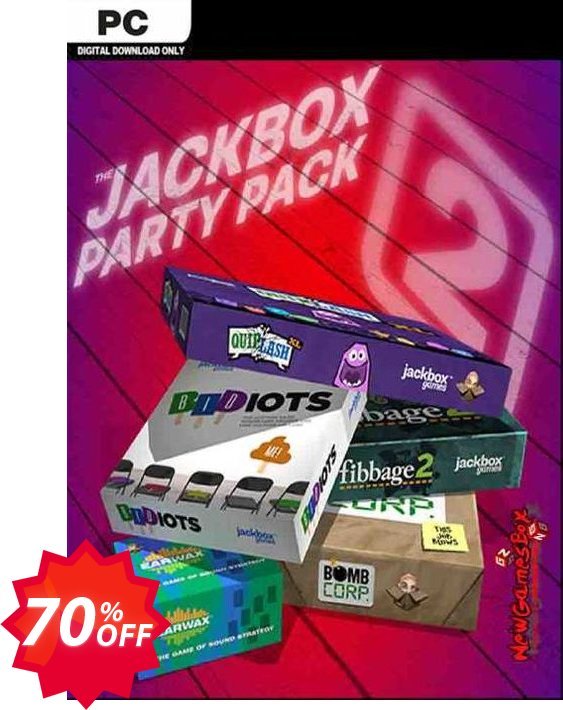 The Jackbox Party Pack 2 PC, EN  Coupon code 70% discount 