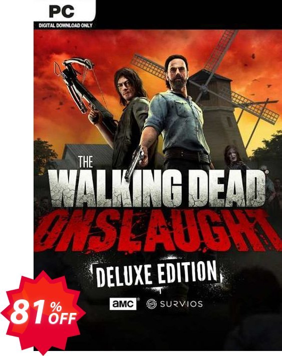 The Walking Dead Onslaught Deluxe Edition PC Coupon code 81% discount 