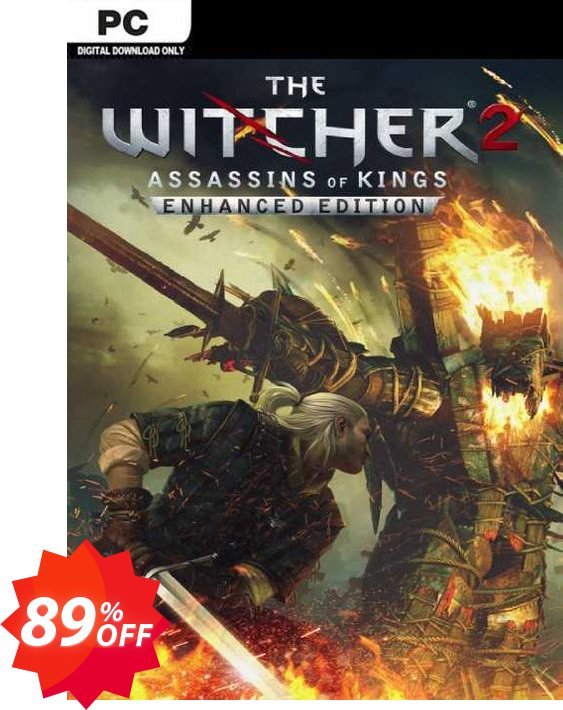 The Witcher 2: Assassins of Kings Enhanced Edition PC Coupon code 89% discount 