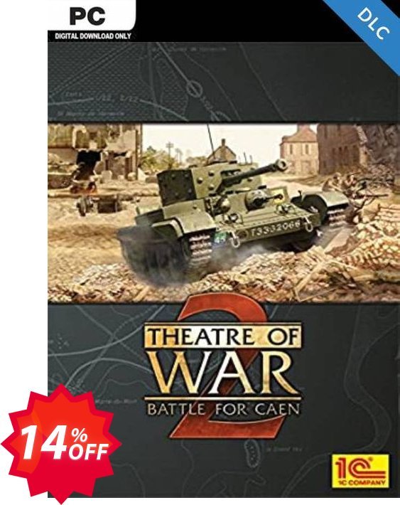 Theatre of War 2  Battle for Caen PC Coupon code 14% discount 