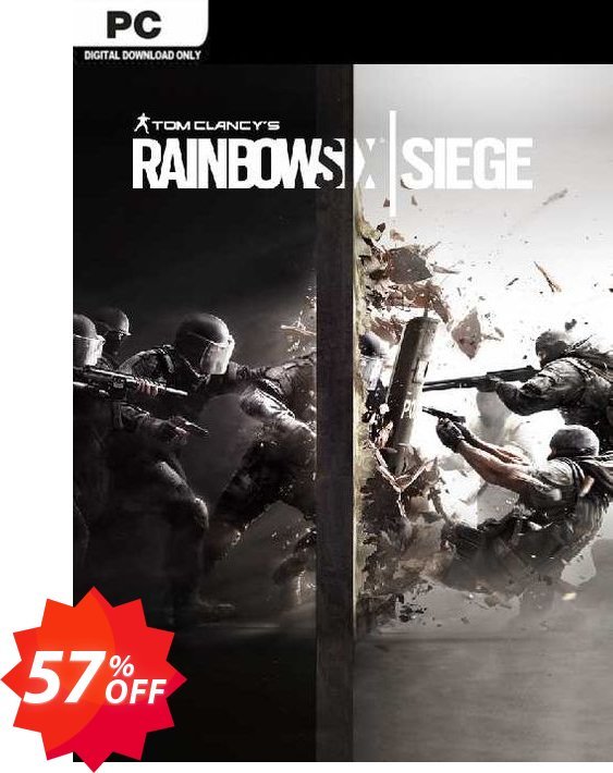 Tom Clancy's Rainbow Six Siege PC, US  Coupon code 57% discount 