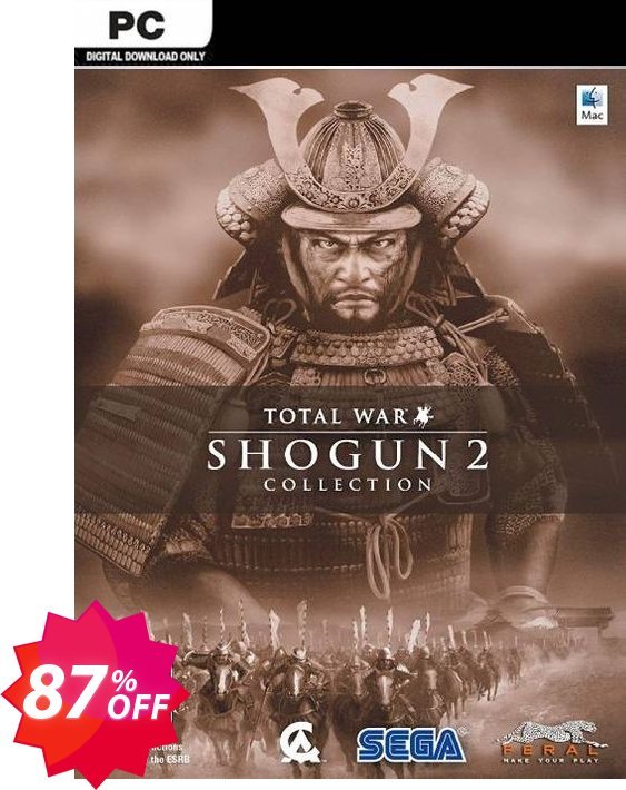 Total War: Shogun 2 - Collection PC, EU  Coupon code 87% discount 