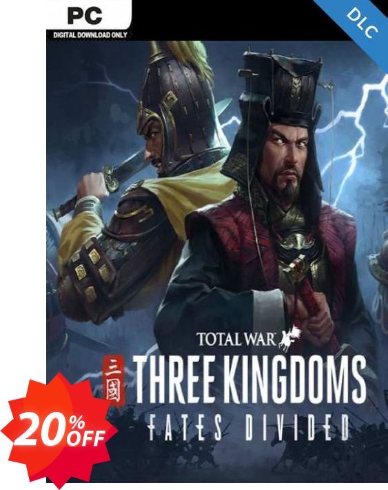 Total War: Three Kingdoms - Fates Divided PC - DLC, EU  Coupon code 20% discount 