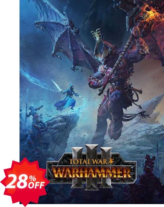 Total War: WARHAMMER III PC, EU  Coupon code 28% discount 