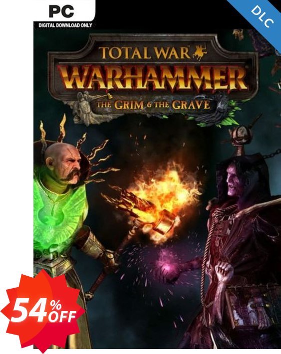 Total War WARHAMMER – The Grim and The Grave DLC Coupon code 54% discount 