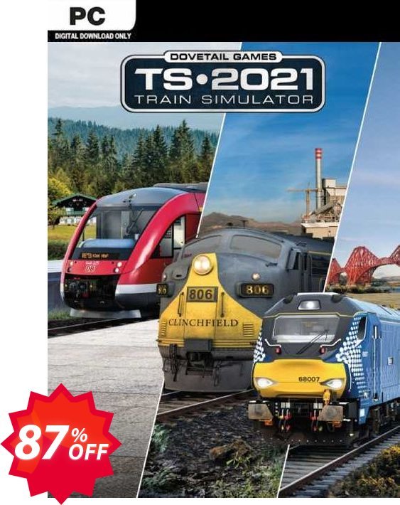 Train Simulator 2021 PC Coupon code 87% discount 