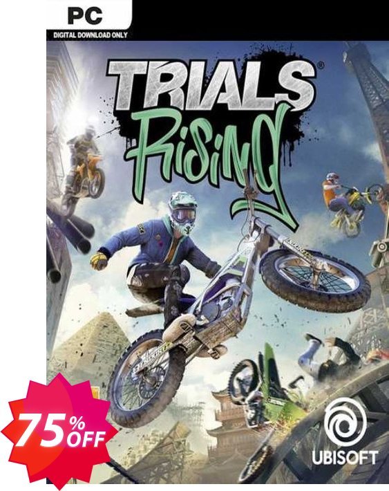 Trials Rising PC, EU  Coupon code 75% discount 