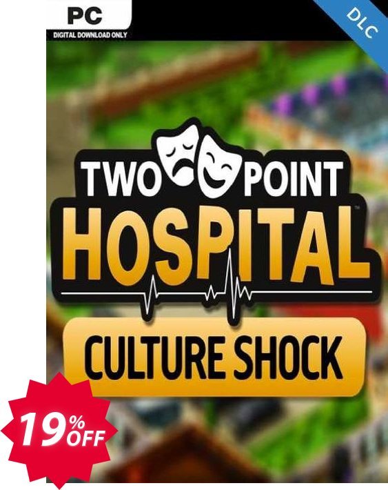 Two Point Hospital: Culture Shock PC - DLC, EU  Coupon code 19% discount 