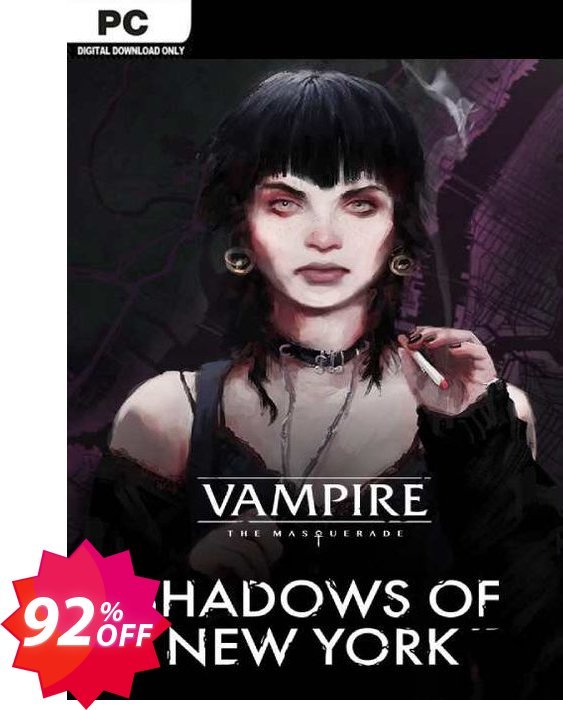 Vampire: The Masquerade - Shadows of New York PC Coupon code 92% discount 