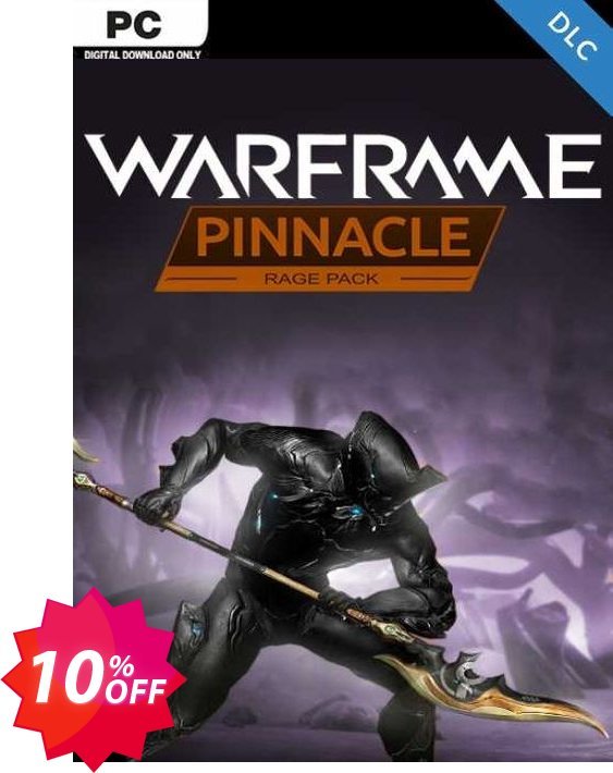 Warframe: Rage Pinnacle Pack PC - DLC Coupon code 10% discount 