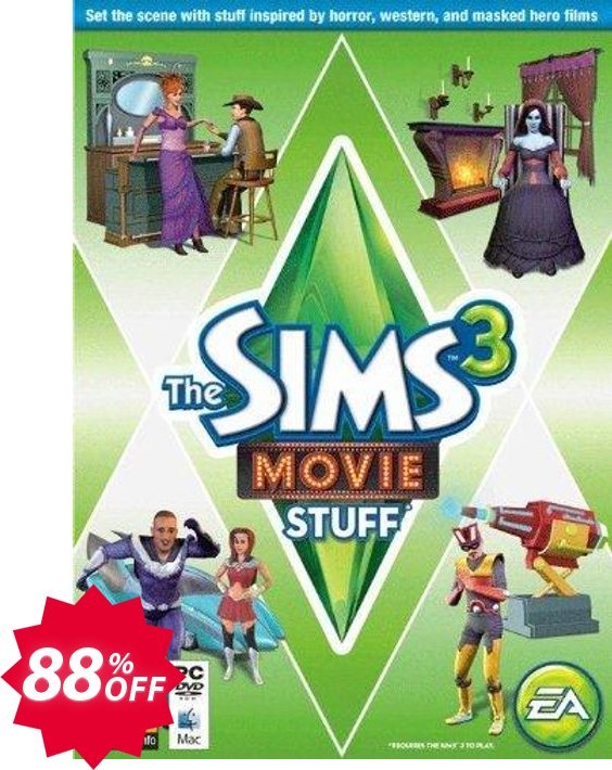 The Sims 3 - Movie Stuff PC Coupon code 88% discount 