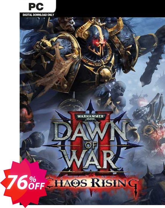 Warhammer 40,000 Dawn of War II Chaos Rising PC, EU  Coupon code 76% discount 