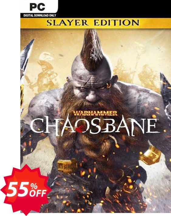 Warhammer: Chaosbane Slayer Edition PC Coupon code 55% discount 