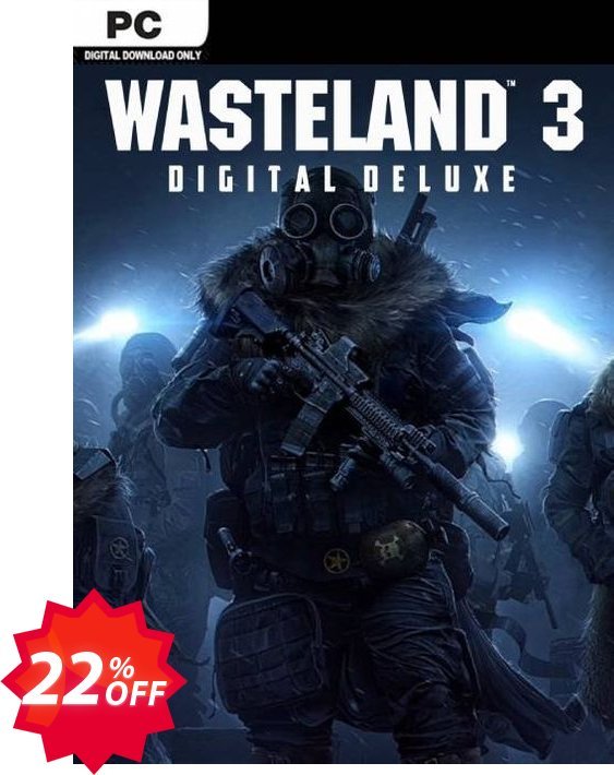 Wasteland 3 - Deluxe Edition PC Coupon code 22% discount 