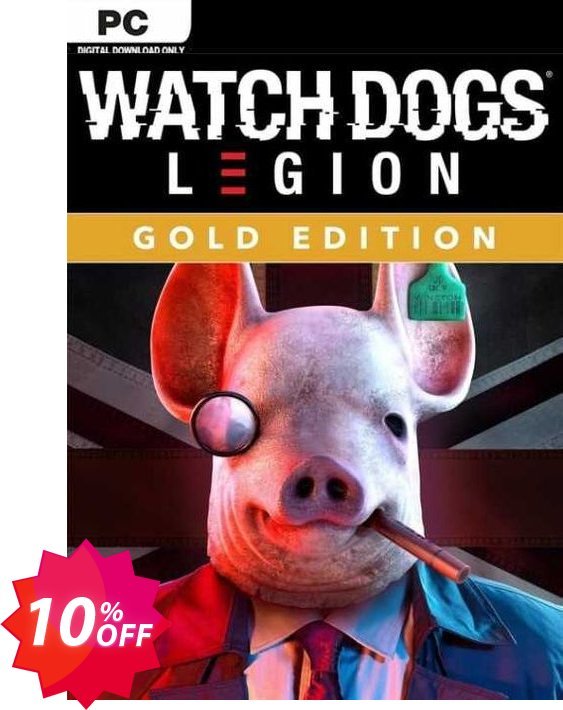 Watch Dogs: Legion - Gold Edition PC, EU  Coupon code 10% discount 
