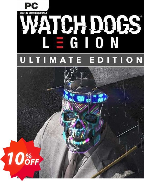 Watch Dogs: Legion - Ultimate Edition PC, EU  Coupon code 10% discount 