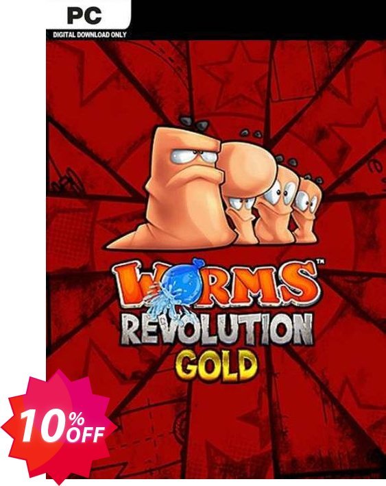 Worms Revolution Gold Edition PC Coupon code 10% discount 
