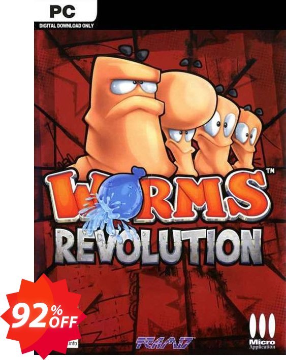 Worms Revolution PC Coupon code 92% discount 