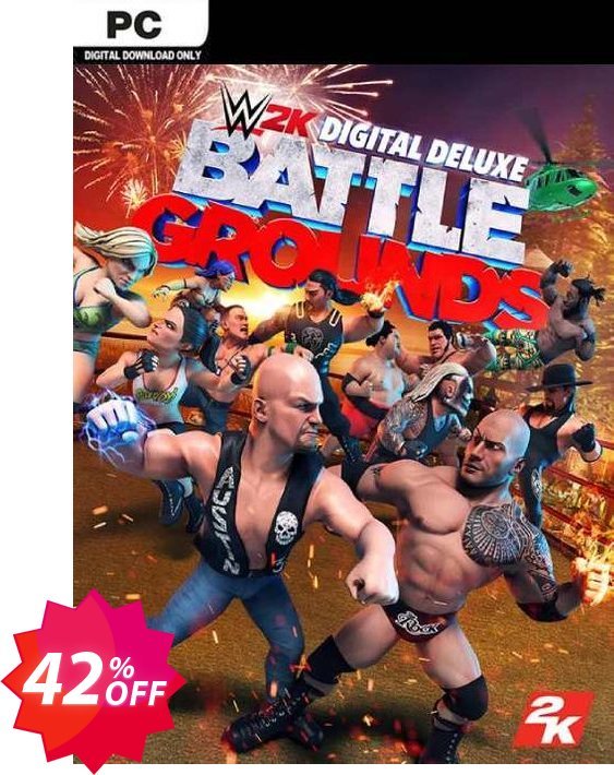 WWE 2K Battlegrounds Deluxe Edition PC, EU  Coupon code 42% discount 