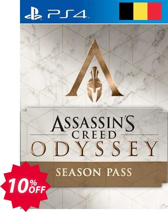 Assassin's Creed Odyssey - Season Pass PS4, Belgium  Coupon code 10% discount 