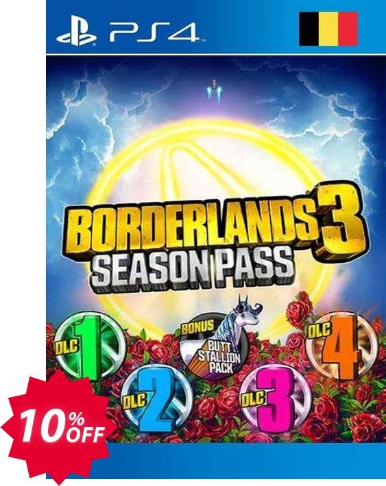 Borderlands 3 Season Pass PS4, Belgium  Coupon code 10% discount 