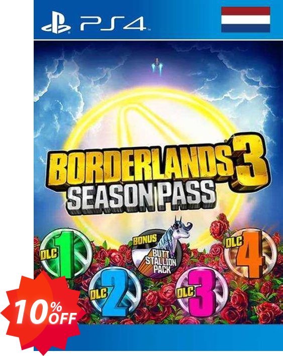 Borderlands 3 Season Pass PS4, Netherlands  Coupon code 10% discount 